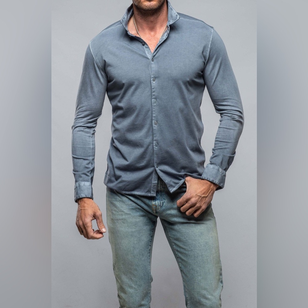GEORG ROTH Cambria Button Up Polo in Capri, Men’s size XXL, BRAND NEW